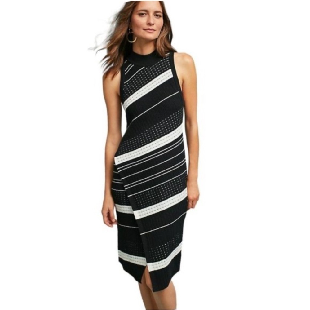 Anthropologie Moth Asymmetrical Knit Sweater Dress NWT